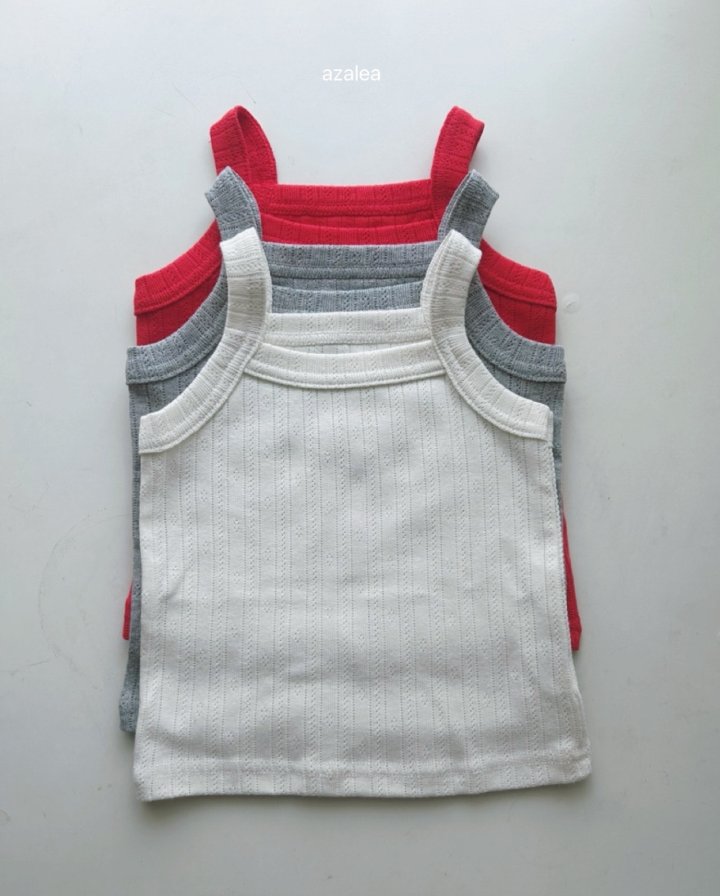 Azalea - Korean Children Fashion - #Kfashion4kids - Birdy Eyelet Sleeveless - 2