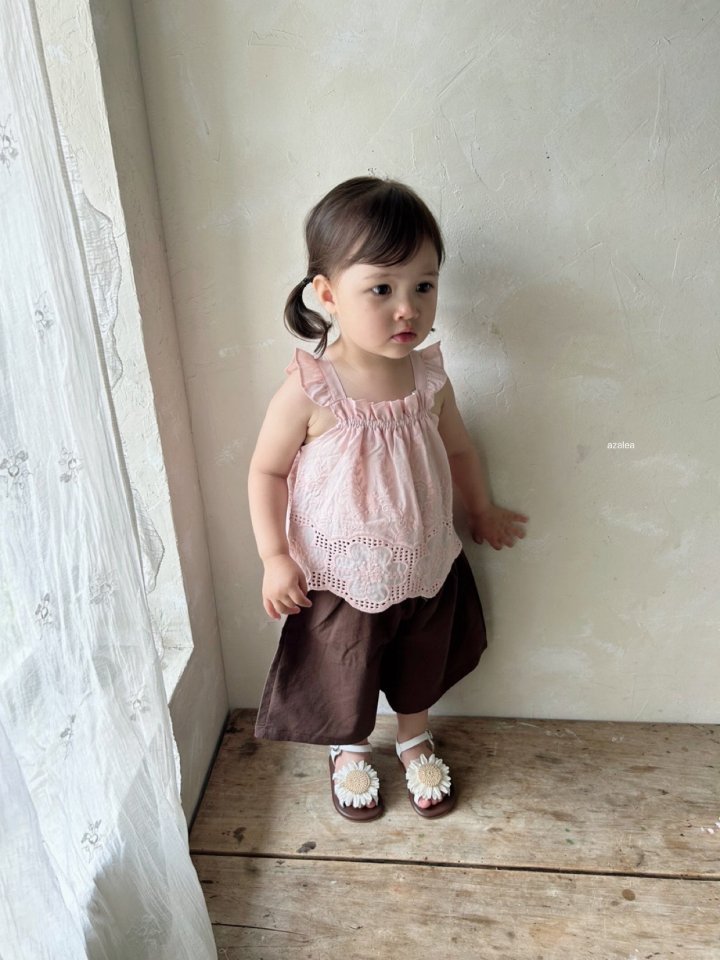 Azalea - Korean Children Fashion - #discoveringself - Aloha Embroidery Sleeveless - 12