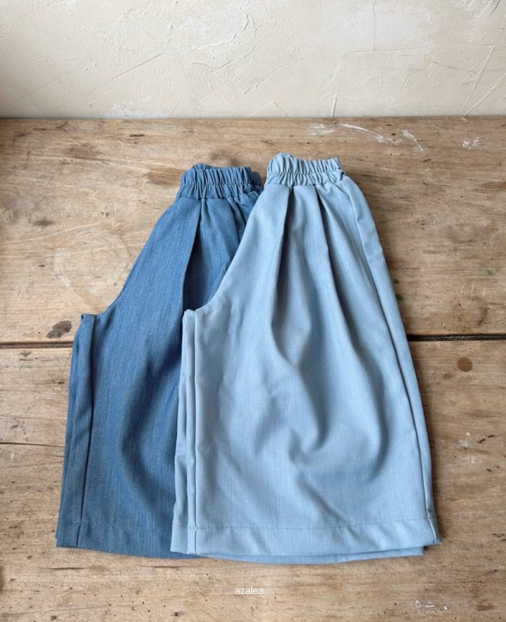 Azalea - Korean Children Fashion - #designkidswear - Ice Tencel Wide Pants - 4