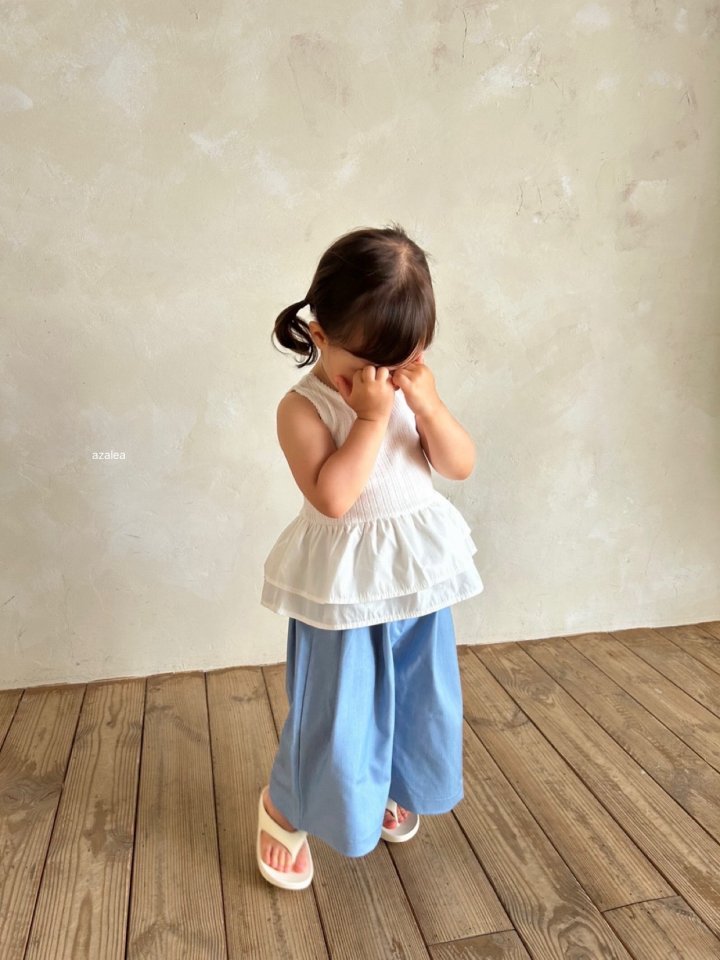 Azalea - Korean Children Fashion - #fashionkids - Ice Tencel Wide Pants - 5