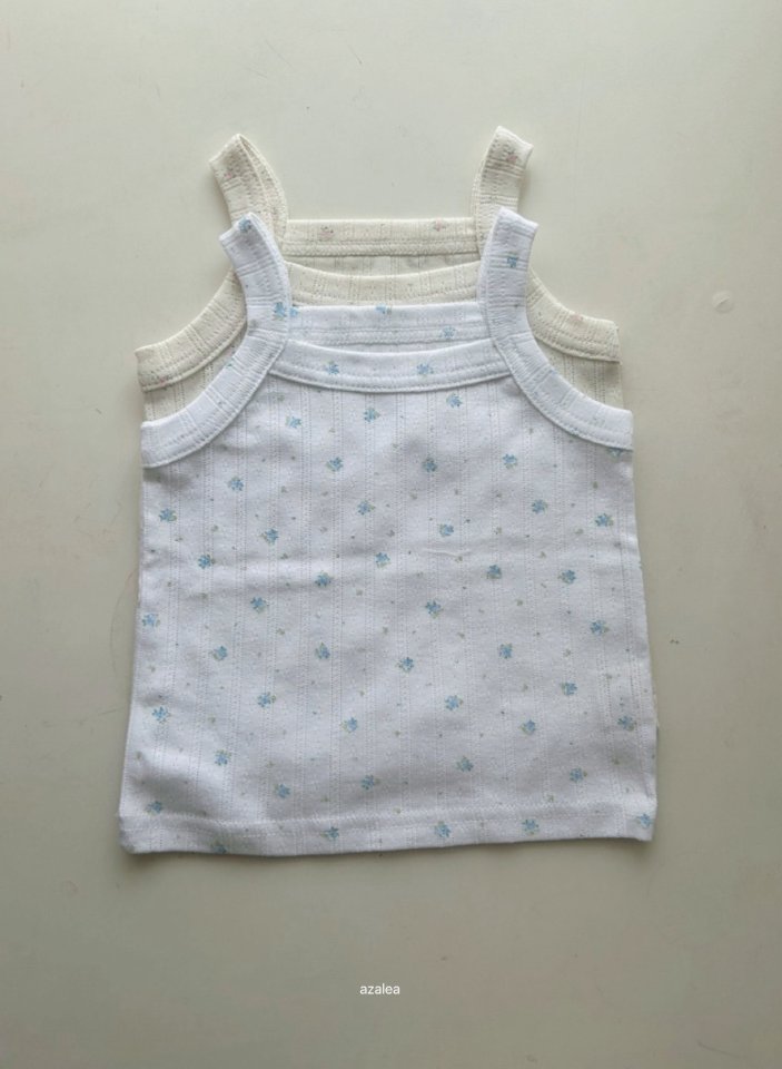 Azalea - Korean Children Fashion - #kidzfashiontrend - Birdy Eyelet Sleeveless (Floral Pattern) - 2