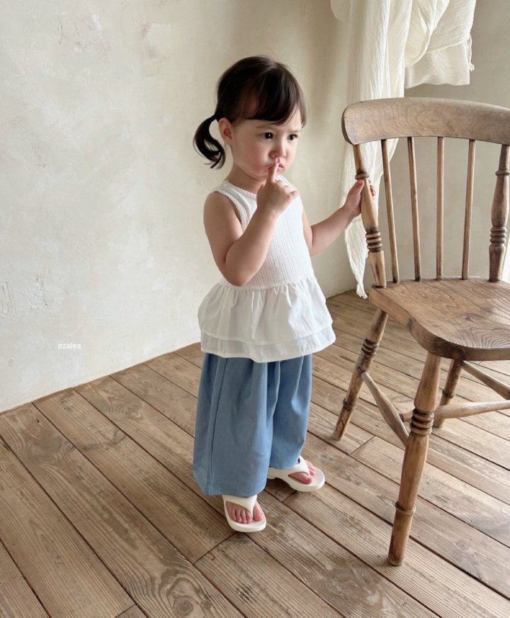 Azalea - Korean Children Fashion - #kidzfashiontrend - Ice Tencel Wide Pants - 8