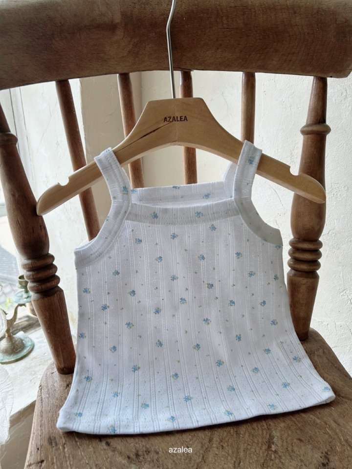 Azalea - Korean Children Fashion - #Kfashion4kids - Birdy Eyelet Sleeveless (Floral Pattern) - 4