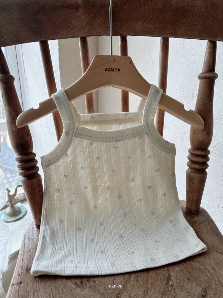 Azalea - Korean Children Fashion - #magicofchildhood - Birdy Eyelet Sleeveless (Floral Pattern) - 5