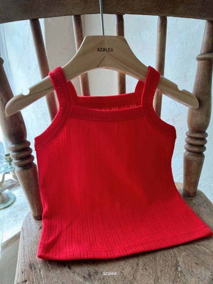 Azalea - Korean Children Fashion - #littlefashionista - Birdy Eyelet Sleeveless - 4