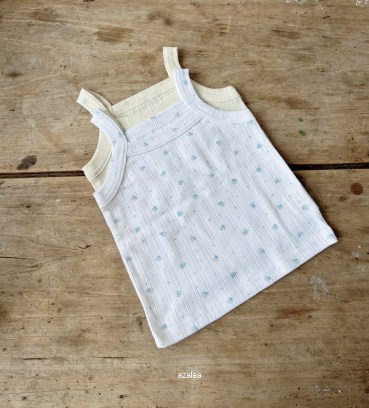 Azalea - Korean Children Fashion - #minifashionista - Birdy Eyelet Sleeveless (Floral Pattern) - 6