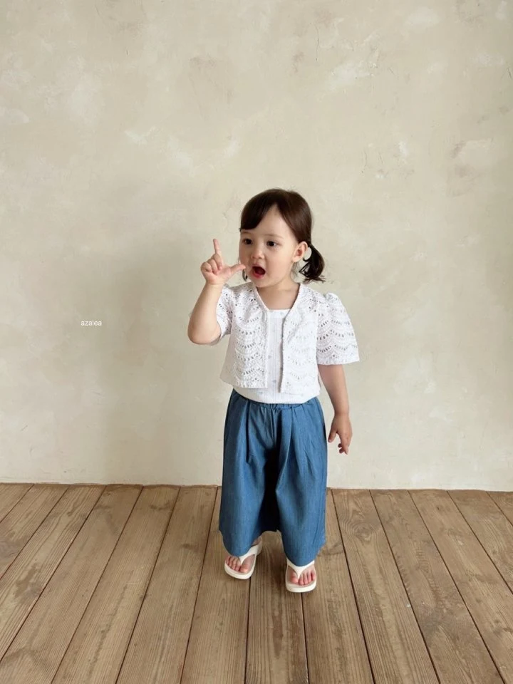 Azalea - Korean Children Fashion - #prettylittlegirls - Sophia Embroidery Bolero - 3