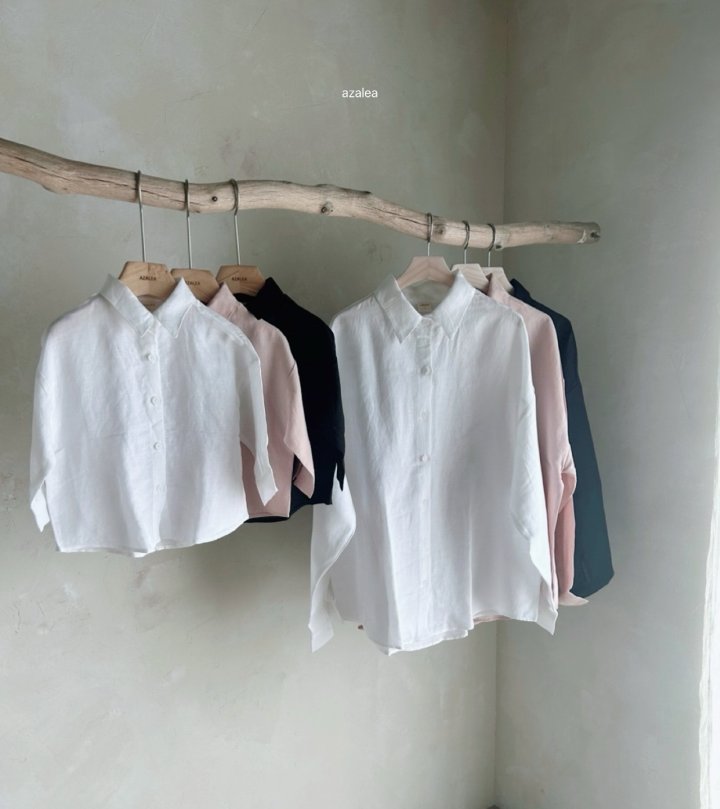 Azalea - Korean Children Fashion - #prettylittlegirls - Maman Linen Shirt - 2