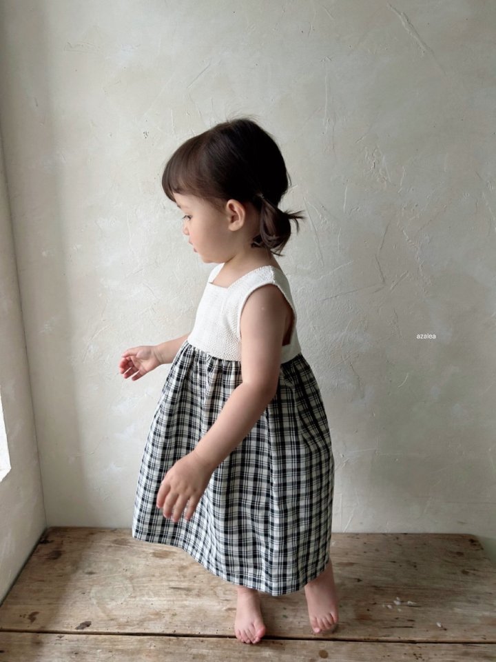 Azalea - Korean Children Fashion - #prettylittlegirls - Audrey Check One-piece - 11