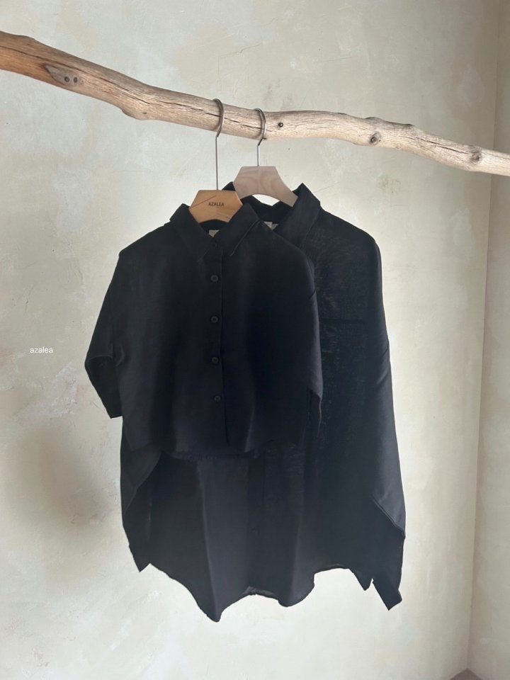 Azalea - Korean Children Fashion - #stylishchildhood - Maman Linen Shirt - 5