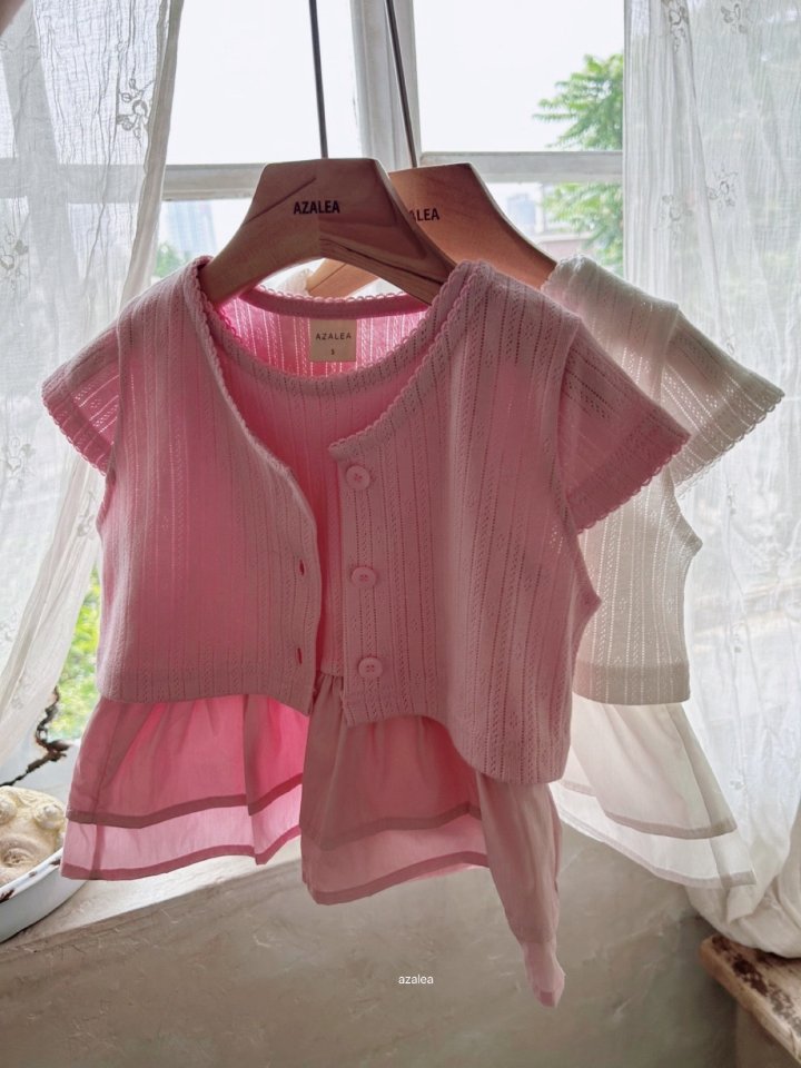 Azalea - Korean Children Fashion - #stylishchildhood - Nizi Eyelet Set - 3