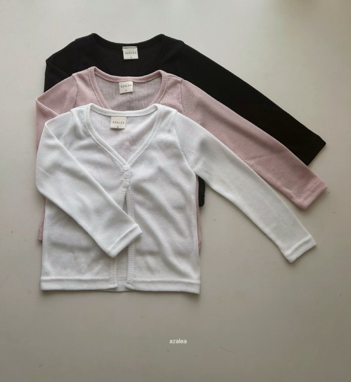 Azalea - Korean Children Fashion - #toddlerclothing - Cool Ribbed Cardigan - 6