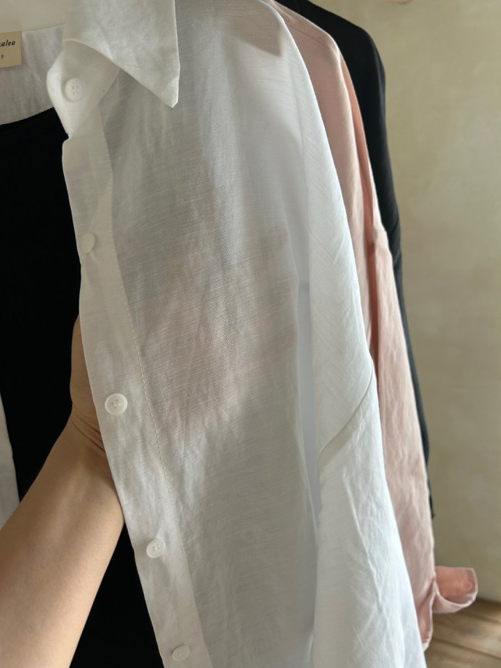 Azalea - Korean Women Fashion - #momslook - Maman Linen Shirt (Adult) - 11
