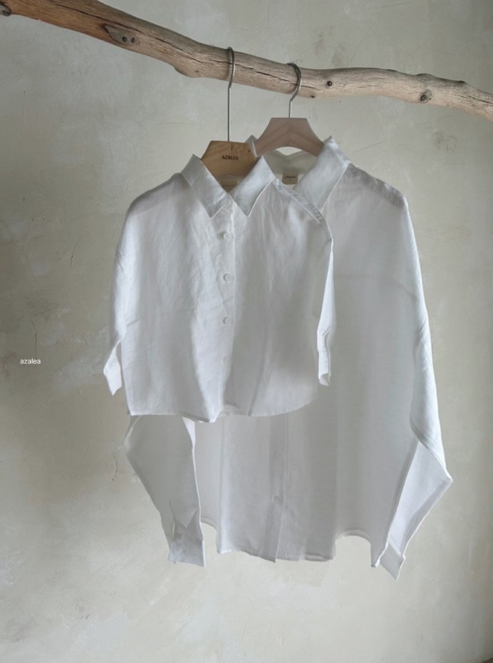 Azalea - Korean Women Fashion - #momslook - Maman Linen Shirt (Adult) - 3