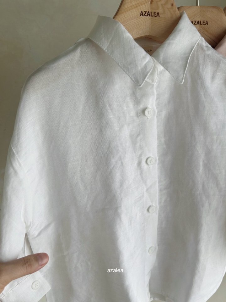 Azalea - Korean Women Fashion - #momslook - Maman Linen Shirt (Adult) - 9