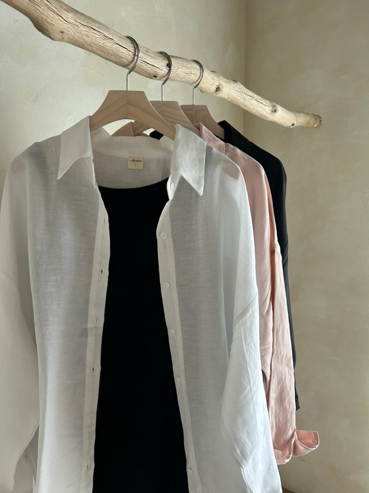 Azalea - Korean Women Fashion - #womensfashion - Maman Linen Shirt (Adult) - 12