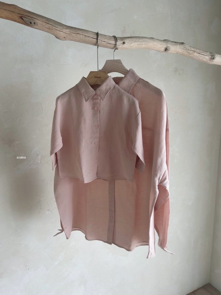 Azalea - Korean Women Fashion - #momslook - Maman Linen Shirt (Adult) - 4