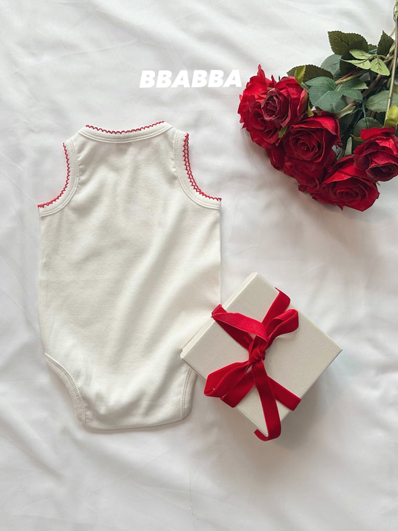 Bbabba - Korean Baby Fashion - #babyclothing - Lulu Embroidered Sleeveless Suit - 11