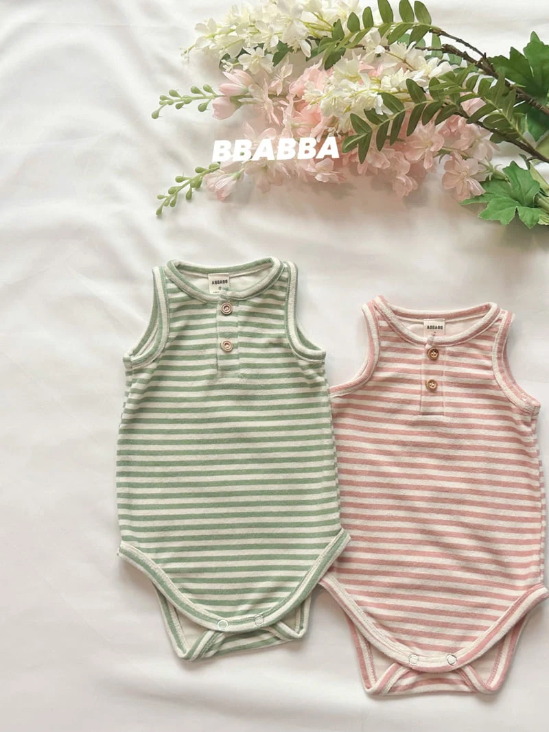 Bbabba - Korean Baby Fashion - #babygirlfashion - Bon Sleeveless Suit - 2