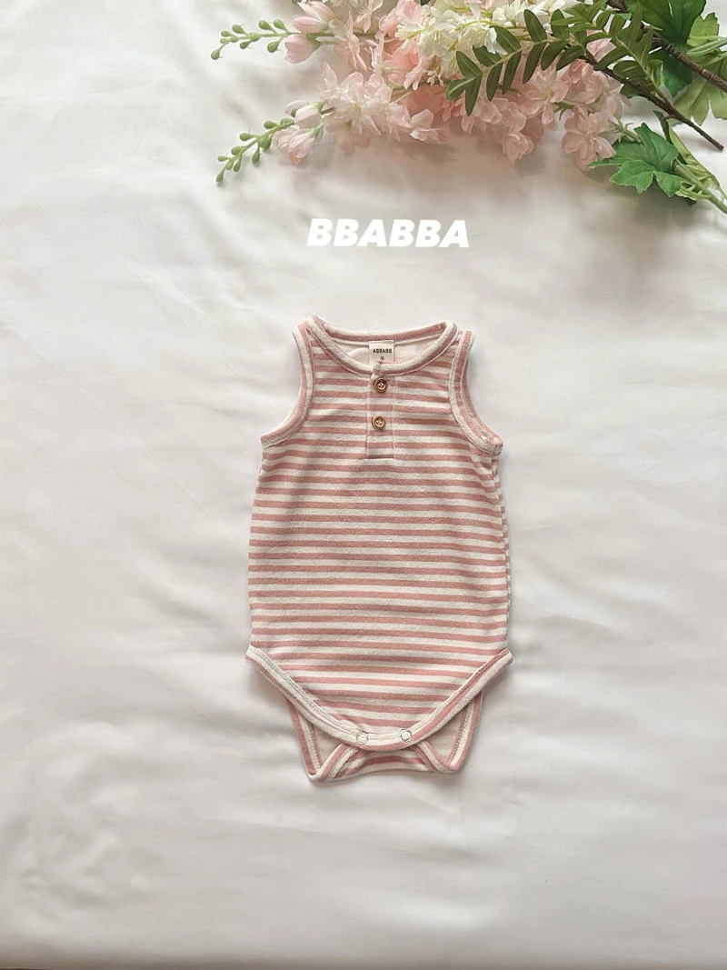Bbabba - Korean Baby Fashion - #babylifestyle - Bon Sleeveless Suit - 3
