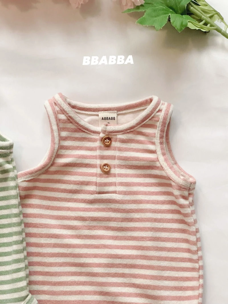 Bbabba - Korean Baby Fashion - #babylifestyle - Bon Sleeveless Suit - 4