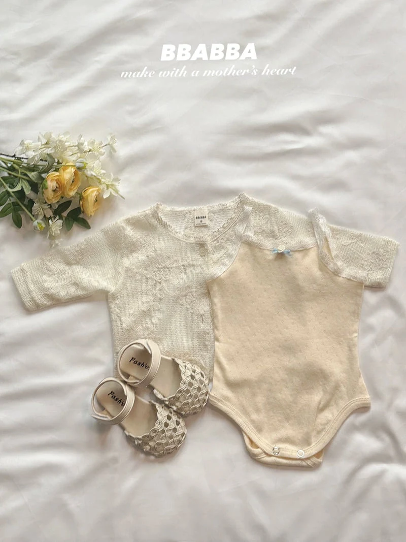Bbabba - Korean Baby Fashion - #babyoninstagram - Rendezvous Lace Suit - 4