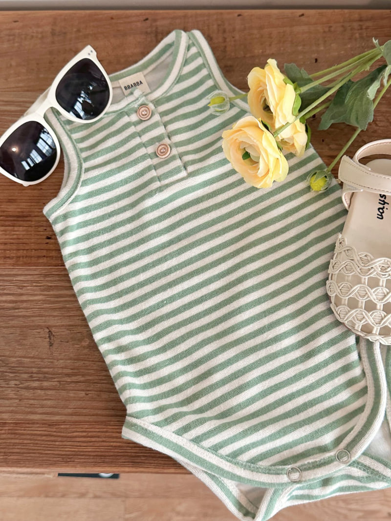 Bbabba - Korean Baby Fashion - #babyoutfit - Bon Sleeveless Suit - 7