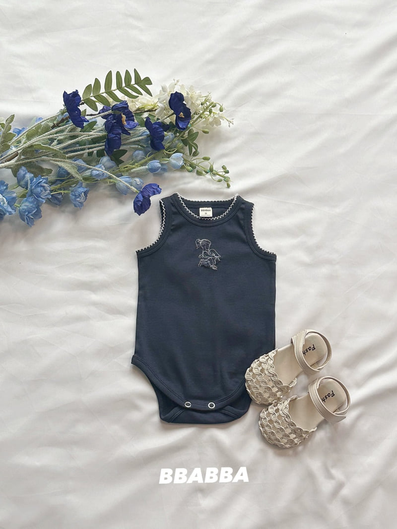 Bbabba - Korean Baby Fashion - #onlinebabyshop - Lulu Embroidered Sleeveless Suit - 7