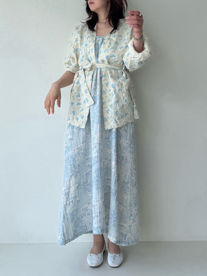 Bon Bon Butik - Korean Women Fashion - #womensfashion - Adult Floral Robe - 7