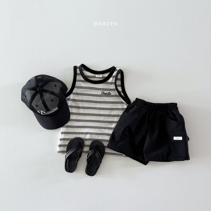 Bonito - Korean Children Fashion - #childofig - Double Line Ribbed Sleeveless - 6