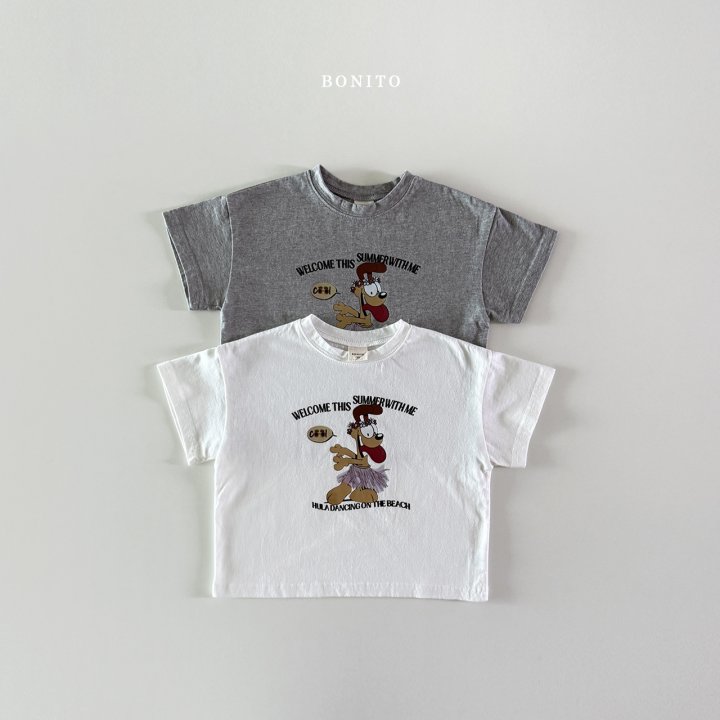 Bonito - Korean Children Fashion - #childofig - Hula Dancing Tee - 3
