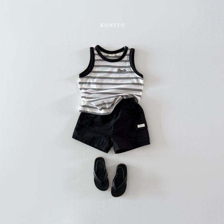 Bonito - Korean Children Fashion - #childrensboutique - Double Line Ribbed Sleeveless - 7