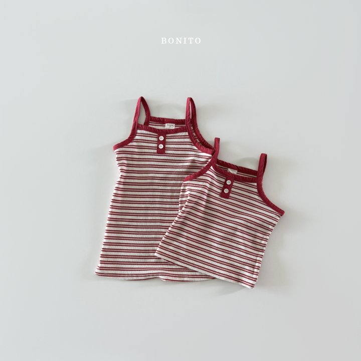 Bonito - Korean Children Fashion - #designkidswear - Stripe Strap One-piece - 11