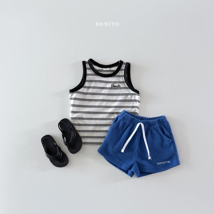 Bonito - Korean Children Fashion - #designkidswear - Double Line Ribbed Sleeveless - 8