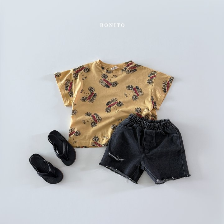 Bonito - Korean Children Fashion - #kidsshorts - Fluffy Runner Tee - 9