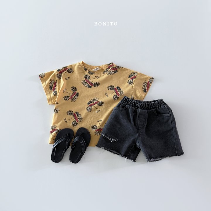 Bonito - Korean Children Fashion - #kidsstore - Fluffy Runner Tee - 10