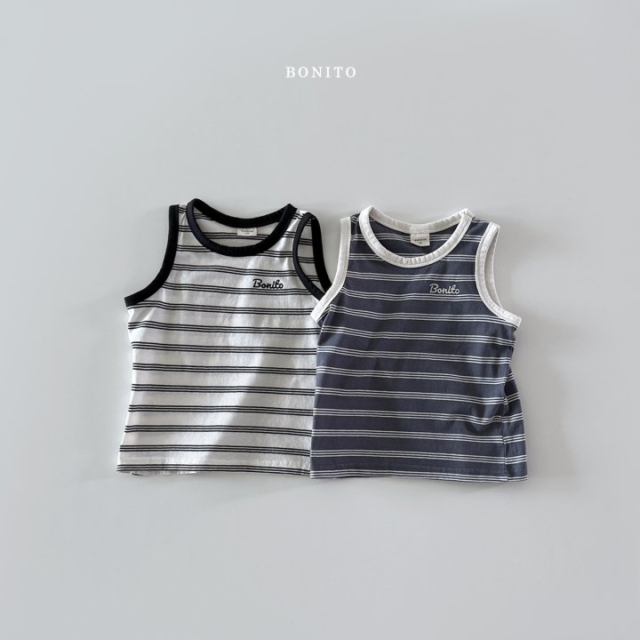 Bonito - Korean Children Fashion - #minifashionista - Double Line Ribbed Sleeveless