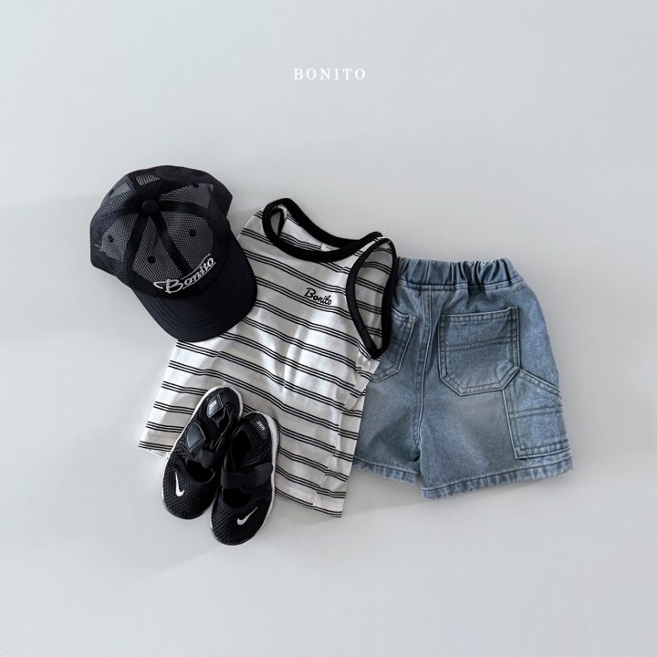 Bonito - Korean Children Fashion - #stylishchildhood - Double Line Ribbed Sleeveless - 5