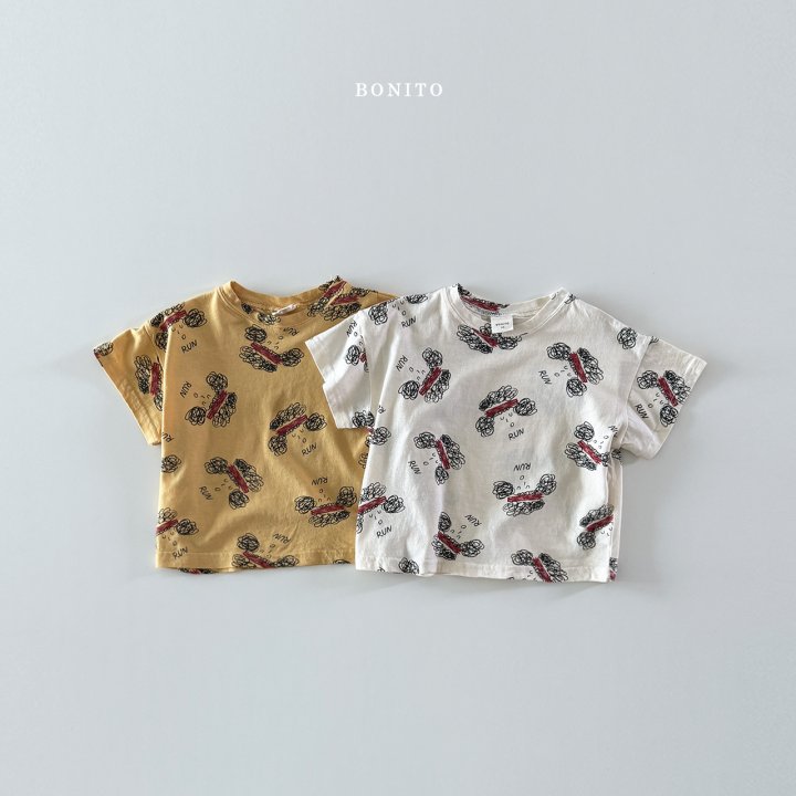 Bonito - Korean Children Fashion - #todddlerfashion - Fluffy Runner Tee