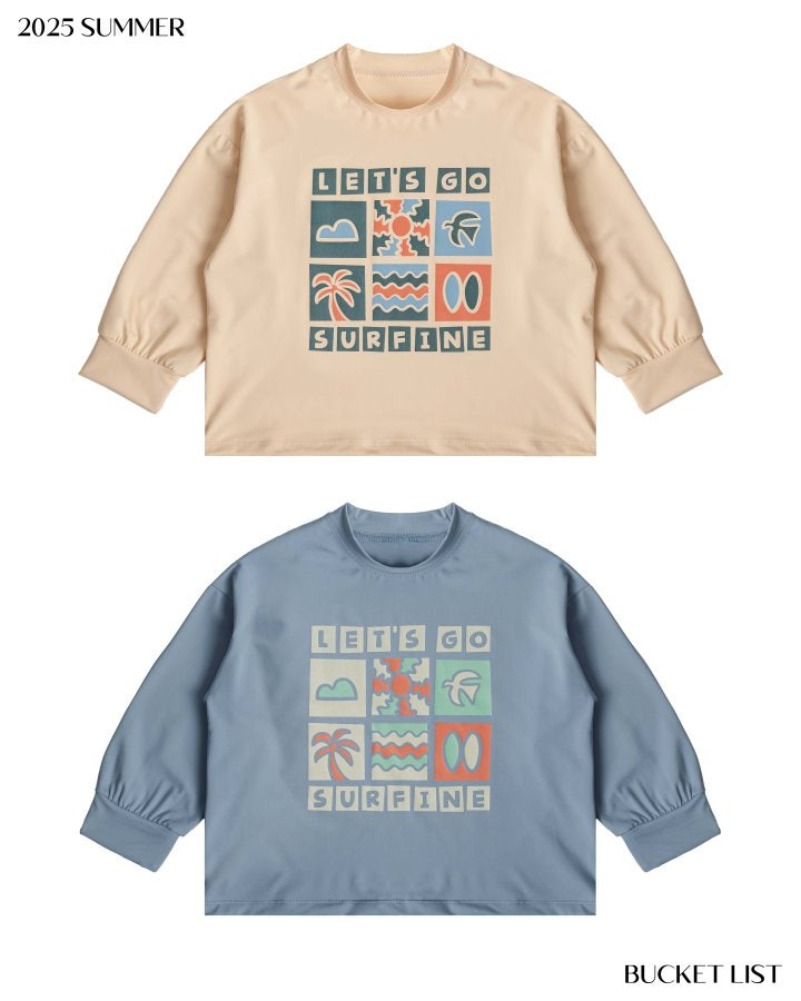 Bucket List - Korean Children Fashion - #Kfashion4kids - Surfing Rash Guard - 8