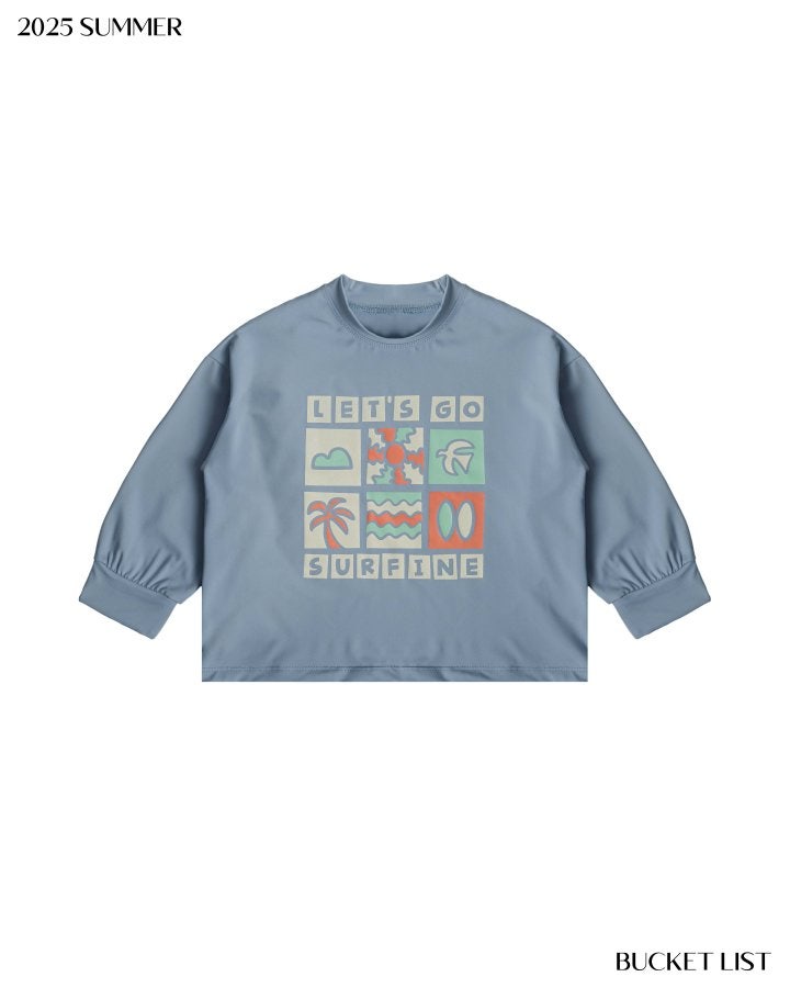 Bucket List - Korean Children Fashion - #designkidswear - Surfing Rash Guard - 2