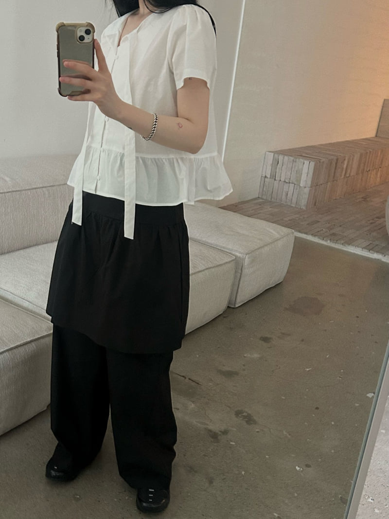 Buckle - Korean Women Fashion - #momslook - Much Wrap Set Pants - 9