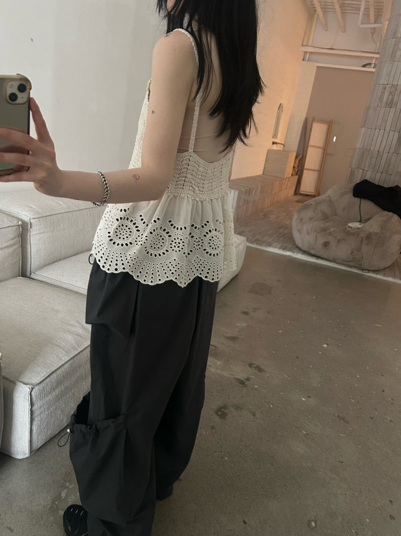 Buckle - Korean Women Fashion - #momslook - Rose Brooch Set Sleeveless - 6