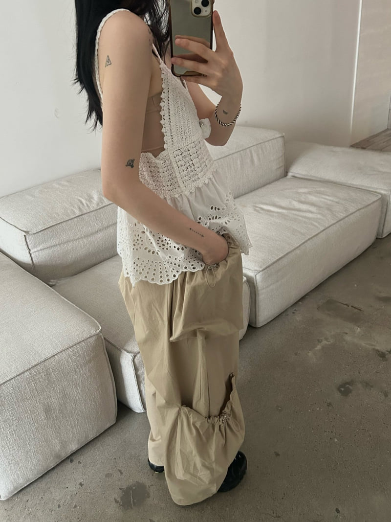 Buckle - Korean Women Fashion - #momslook - Rose Brooch Set Sleeveless - 8