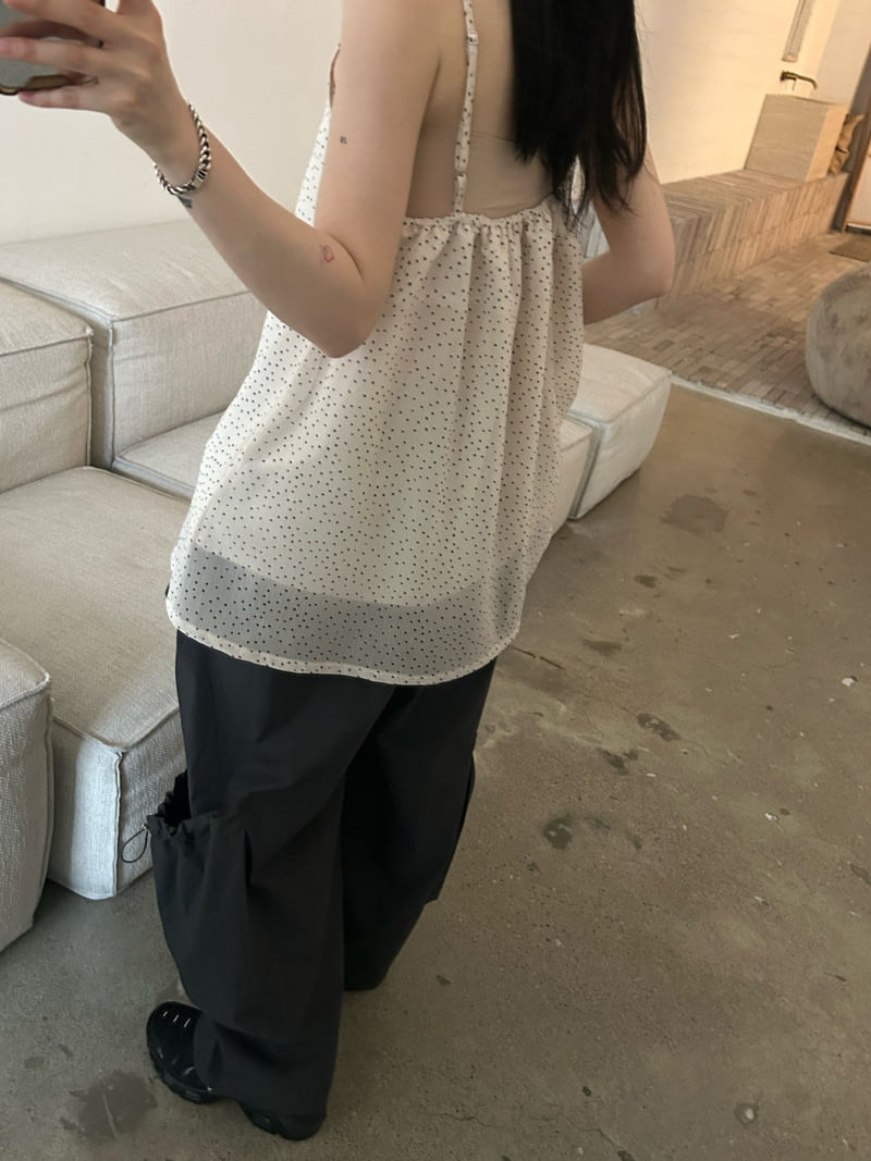 Buckle - Korean Women Fashion - #pursuepretty - Dot Mini Blouse - 3