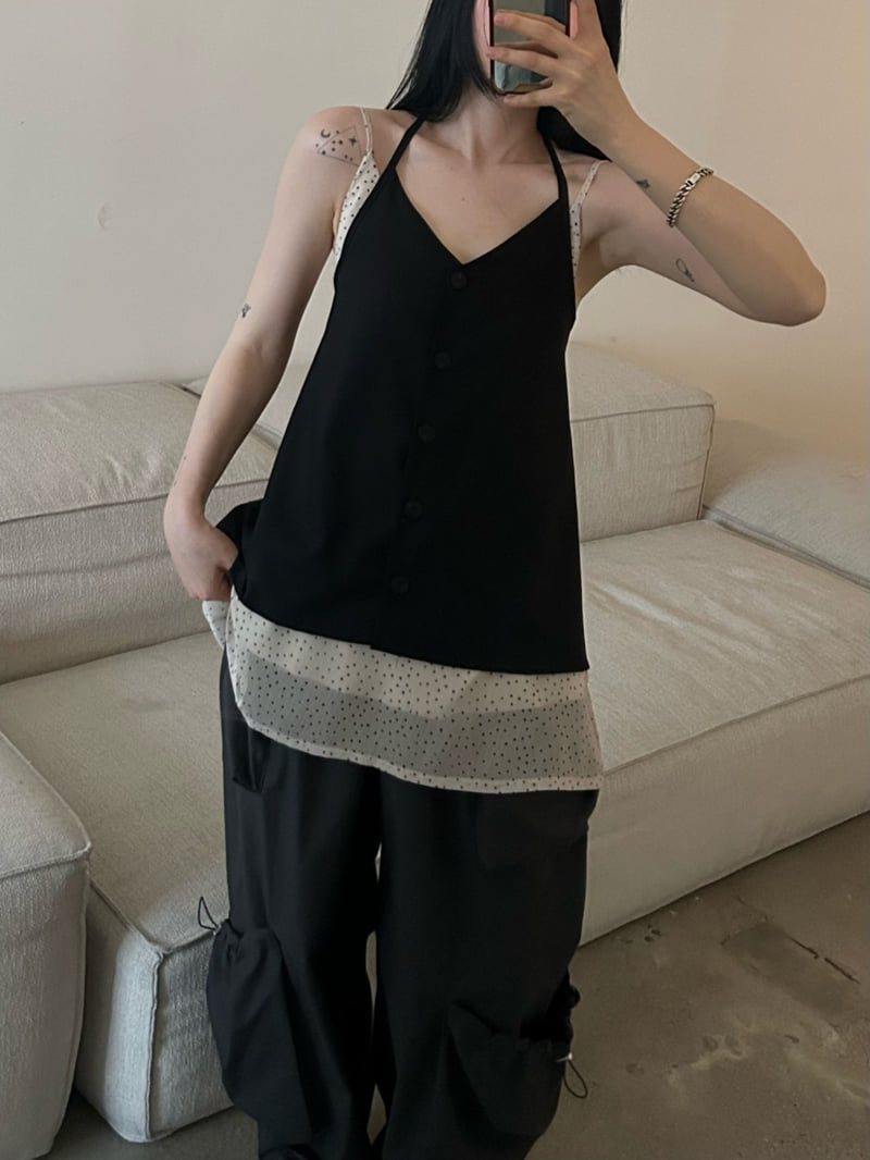 Buckle - Korean Women Fashion - #pursuepretty - Halter Vest - 2