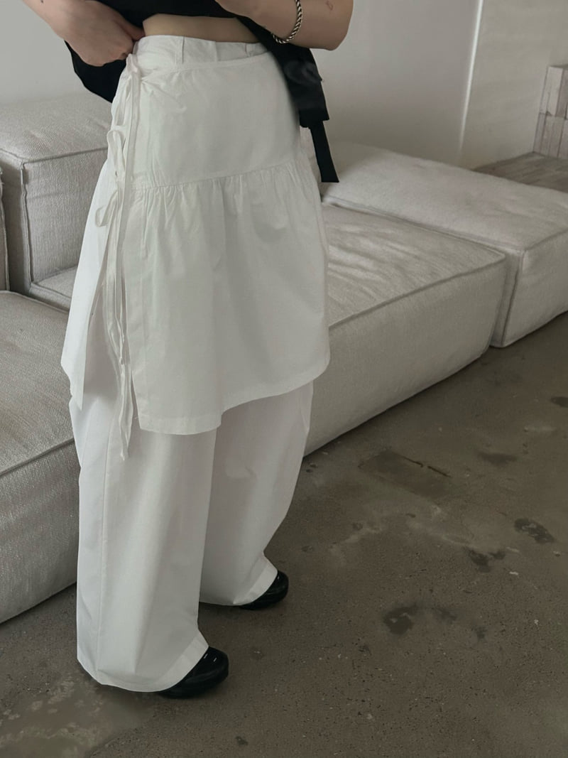 Buckle - Korean Women Fashion - #pursuepretty - Much Wrap Set Pants