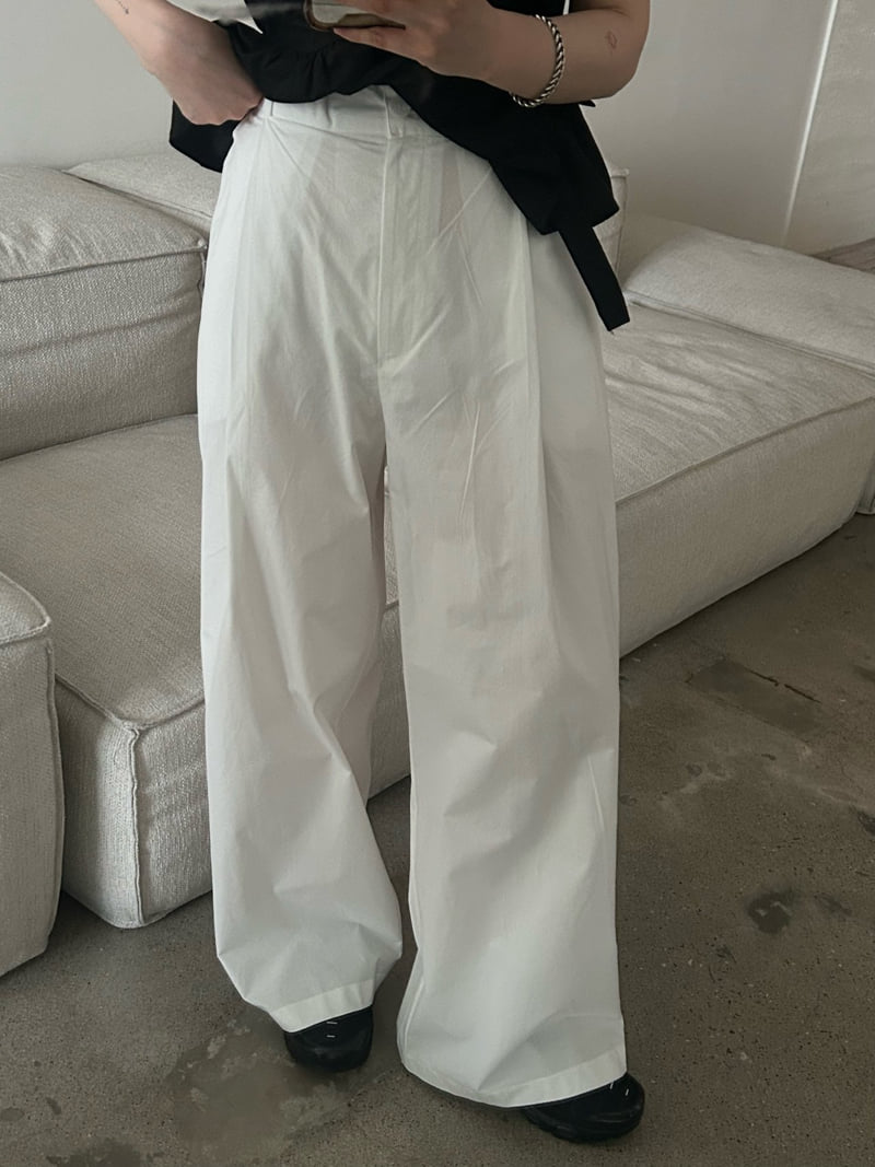 Buckle - Korean Women Fashion - #romanticstyle - Much Wrap Set Pants - 4