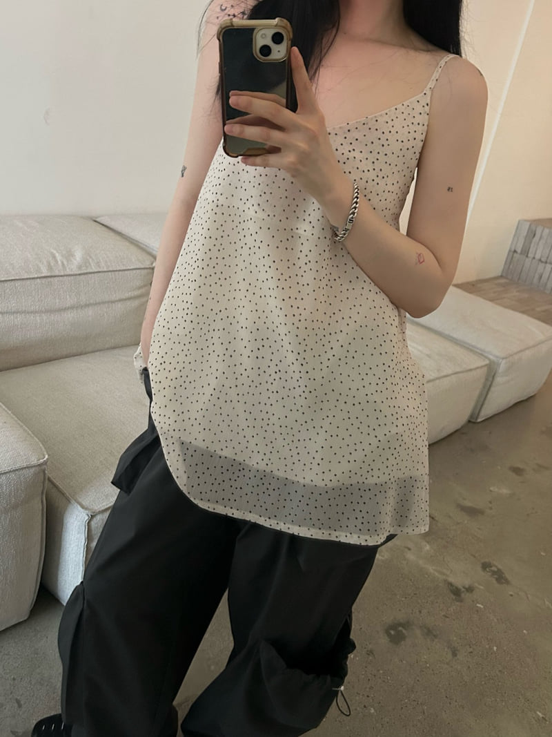 Buckle - Korean Women Fashion - #vintagekidsstyle - Dot Mini Blouse - 2