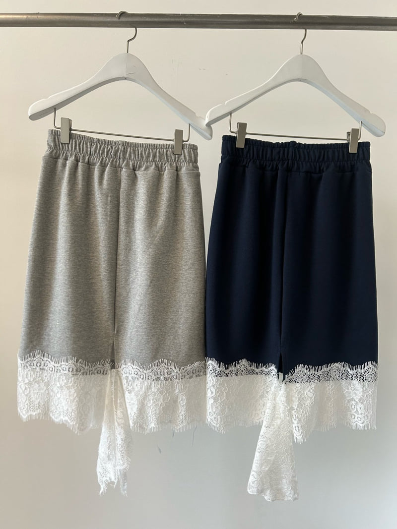 Buckle - Korean Women Fashion - #womensfashion - Cut-Out Lace Skirt - 12